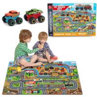 Opakowanie Mata podłogowa z ulicami 120x80cm + resoraki