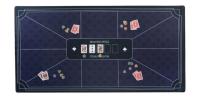 Opakowanie Mata pokerowa niebieska 177x89cm