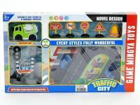 Opakowanie Mata ulicy rozkładana ze strażą pożarną akcesoria