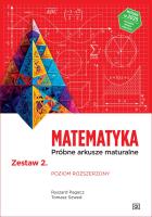 Matematyka LO Próbne arkusze maturalne z.2 ZR. Autor: Ryszard Pagacz, Tomasz Szwed. SmakLiter.pl Okładka książki Matematyka LO Próbne arkusze maturalne z.2 ZR
