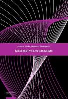Matematyka w ekonomii. Autor: Górka Joanna, Jankiewicz Mateusz. SmakLiter.pl Okładka książki Matematyka w ekonomii