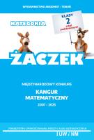 Matematyka z wesołym kangurem Kategoria Żaczek 2025. Autor: Opracowania Zbiorowe. SmakLiter.pl Okładka książki Matematyka z wesołym kangurem Kategoria Żaczek 2025