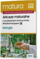 Matura 2026 Biologia Arkusze ZR. Autor: Kulpiński Kamil. SmakLiter.pl Okładka książki Matura 2026 Biologia Arkusze ZR