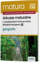 Matura 2026 Geografia Arkusze ZR. Autor: Ciesielski Piotr. SmakLiter.pl Okładka książki Matura 2026 Geografia Arkusze ZR