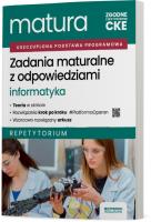 Matura 2026 Informatyka Repetytorium ZR. Autor: Piotr Dobosiewicz. SmakLiter.pl Okładka książki Matura 2026 Informatyka Repetytorium ZR