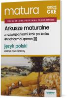 Matura 2026 Język polski Arkusze ZR. Autor: Aleksandra Marzec. SmakLiter.pl Okładka książki Matura 2026 Język polski Arkusze ZR