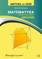 Matura od 2026 Matematyka Arkusze ZP. Autor: Romanowska Maria. SmakLiter.pl Okładka książki Matura od 2026 Matematyka Arkusze ZP
