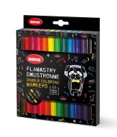 Opakowanie Mazaki dwustronne 2w1 12 kolorów