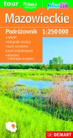 Okładka książki Mazowieckie-mapa turystyczna plastik