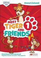 Okładka książki Meet Tiger & Friends 1 zeszyt ćwiczeń + kod