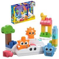 Mega Bloks W blasku księżyca i słoneczka. Wydawca: Fisher- Price. SmakLiter.pl Opakowanie Mega Bloks W blasku księżyca i słoneczka