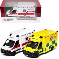 Mercedes-benz sprinter ambulans MIX. Wydawca: Kinsmart. SmakLiter.pl Opakowanie Mercedes-benz sprinter ambulans MIX