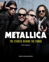 Okładka książki Metallica. The Stories Behind the Songs wer. angielska