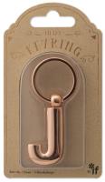 Metalowy brelok do kluczy litera J Keyring. Wydawca: IF. SmakLiter.pl Opakowanie Metalowy brelok do kluczy litera J Keyring