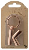 Metalowy brelok do kluczy litera K Keyring. Wydawca: IF. SmakLiter.pl Opakowanie Metalowy brelok do kluczy litera K Keyring