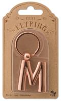 Metalowy brelok do kluczy litera M Keyring. Wydawca: IF. SmakLiter.pl Opakowanie Metalowy brelok do kluczy litera M Keyring