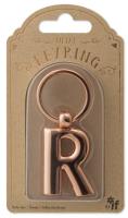 Metalowy brelok do kluczy litera R Keyring. Wydawca: IF. SmakLiter.pl Opakowanie Metalowy brelok do kluczy litera R Keyring
