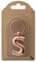 Metalowy brelok do kluczy litera S Keyring. Wydawca: IF. SmakLiter.pl Opakowanie Metalowy brelok do kluczy litera S Keyring