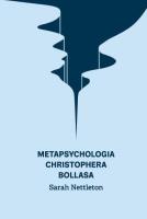 Okładka książki Metapsychologia Christophera Bollasa. Wprowadzenie