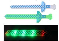 Opakowanie Miecz Pikselowy świecący z dźwiękiem 1szt.mix