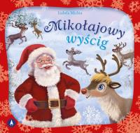 Mikołajowy wyścig. Autor: Izabela Michta. SmakLiter.pl Okładka książki Mikołajowy wyścig