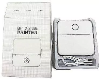 Opakowanie Mini drukarka przenośna USB