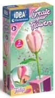 Mini Fabryka Kwiatów - Tulipan. Wydawca: Clementoni. SmakLiter.pl Opakowanie Mini Fabryka Kwiatów - Tulipan