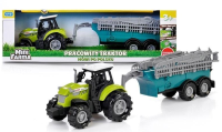 Mini Farma traktor z przyczepą. Wydawca: Artyk. SmakLiter.pl Opakowanie Mini Farma traktor z przyczepą