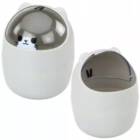 Opakowanie Mini kosz na biurko Miś szary 1L 16cm