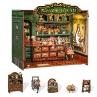 Opakowanie Miniaturowy domek Book Nook Kwiaciarnia marzeń