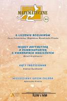 Okładka książki Miniatury matematyczne 95