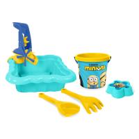 Minions piaskownica z kompletem do piasku. Wydawca: Wader. SmakLiter.pl Opakowanie Minions piaskownica z kompletem do piasku