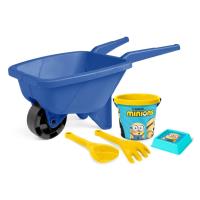 Minions taczka z kompletem do piasku. Wydawca: Wader. SmakLiter.pl Opakowanie Minions taczka z kompletem do piasku