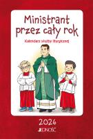 Okładka książki Ministrant przez cały rok. Kalendarz służby liturgicznej 2026