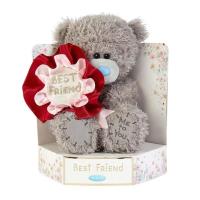 Opakowanie Miś - Best friend z rozetką 18cm