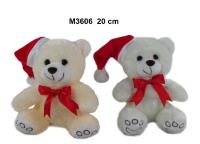 Opakowanie Miś świąteczny 20cm MIX