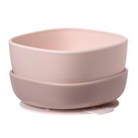 Opakowanie Miseczki 2szt + silikonowa przyssawka Blush