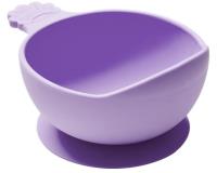 Opakowanie Miska silikonowa z przyssawką i uchwytem fioletowa