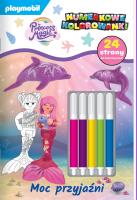 Moc przyjaźni. Princess Magic. Numerkowe kolorowanki. Autor: Opracowanie zbiorowe. SmakLiter.pl Okładka książki Moc przyjaźni. Princess Magic. Numerkowe kolorowanki