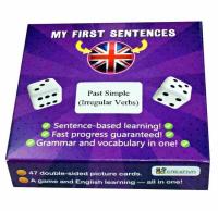 Moje pierwsze zdania po angielsku (PAST SIMPLE - IRREGULAR VERBS). Autor: Dwornik Paweł. SmakLiter.pl Okładka książki Moje pierwsze zdania po angielsku (PAST SIMPLE - IRREGULAR VERBS)