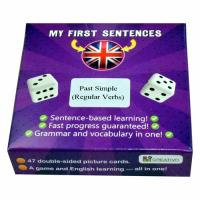 Moje pierwsze zdania po angielsku (PAST SIMPLE - REGULAR VERBS). Autor: Dwornik Paweł. SmakLiter.pl Okładka książki Moje pierwsze zdania po angielsku (PAST SIMPLE - REGULAR VERBS)