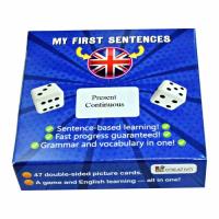 Moje pierwsze zdania po angielsku (PRESENT CONTINUOUS). Autor: Dwornik Paweł. SmakLiter.pl Okładka książki Moje pierwsze zdania po angielsku (PRESENT CONTINUOUS)