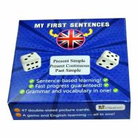 Moje pierwsze zdania po angielsku (PRESENT SIMPLE vs PRESENT CONTINUOUS vs PAST SIMPLE). Autor: Dwornik Paweł. SmakLiter.pl Okładka książki Moje pierwsze zdania po angielsku (PRESENT SIMPLE vs PRESENT CONTINUOUS vs PAST SIMPLE)