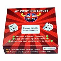 Moje pierwsze zdania po angielsku (PRESENT SIMPLE vs PRESENT CONTINUOUS). Autor: Dwornik Paweł. SmakLiter.pl Okładka książki Moje pierwsze zdania po angielsku (PRESENT SIMPLE vs PRESENT CONTINUOUS)