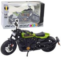 Motocykl Chopper z dźwiekiem i światłem 1:12. Wydawca: Leantoys. SmakLiter.pl Opakowanie Motocykl Chopper z dźwiekiem i światłem 1:12