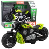 Motocykl na baterie zielony. Wydawca: Leantoys. SmakLiter.pl Opakowanie Motocykl na baterie zielony