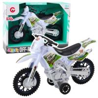Motor crossowy Off-Road biały. Wydawca: Leantoys. SmakLiter.pl Opakowanie Motor crossowy Off-Road biały
