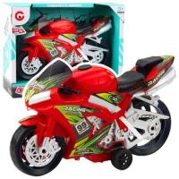 Motor wyścigowy czerwony. Wydawca: Leantoys. SmakLiter.pl Opakowanie Motor wyścigowy czerwony