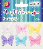 Opakowanie Motylki dekoracyjne 5cm 6szt
