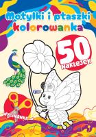 Okładka książki Motylki i ptaszki. Kolorowanka